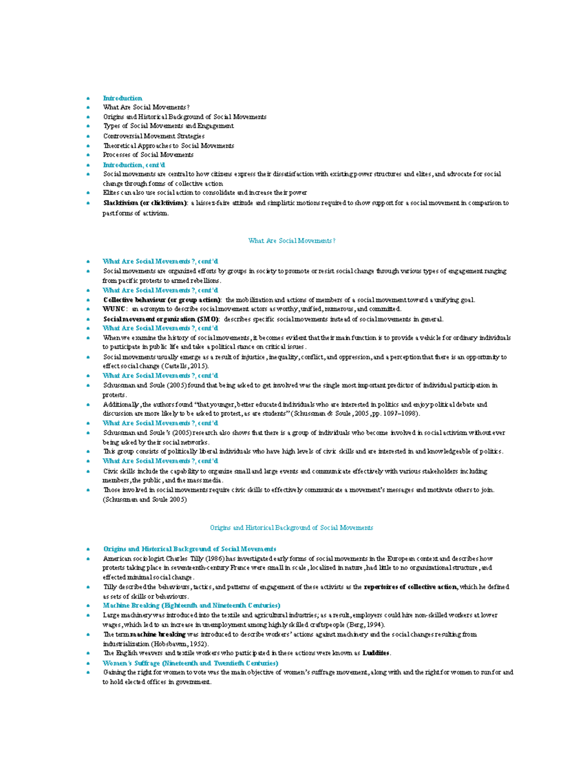 Sociology Chapter 16 - Lecture Notes 16 - Introduction What Are Social ...