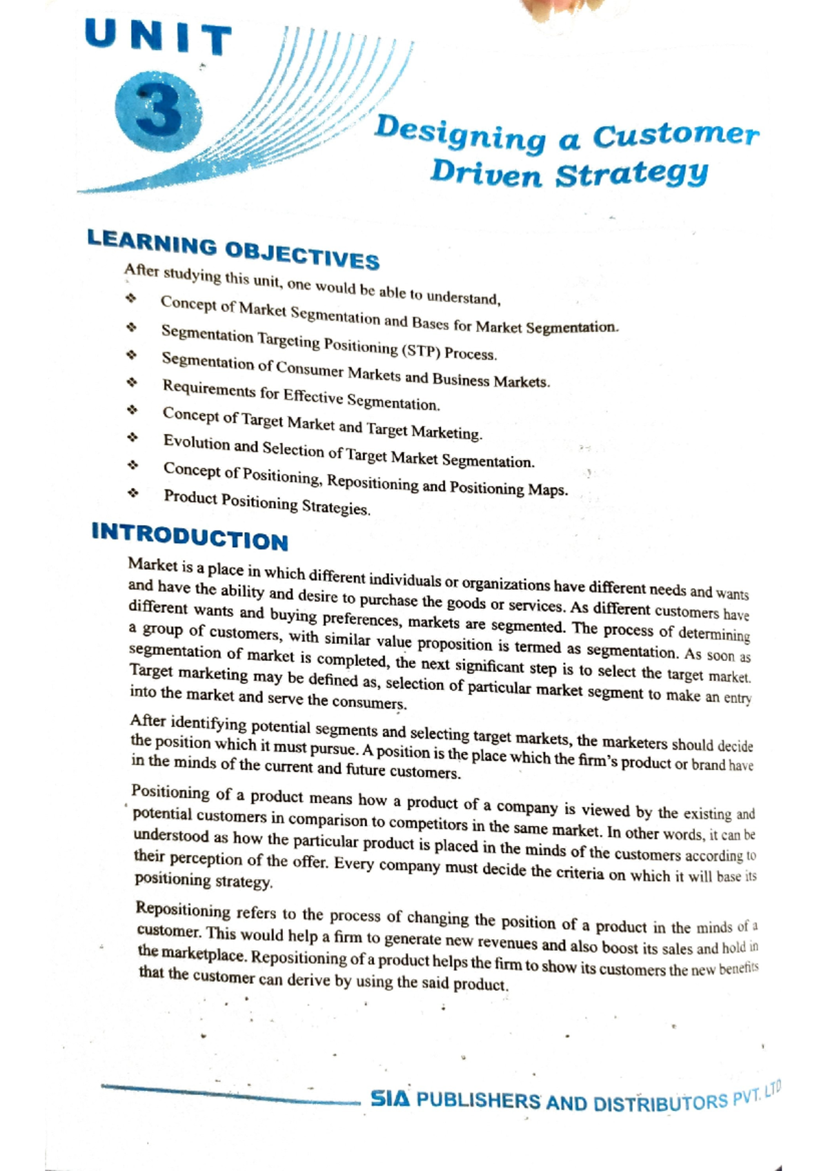 MMR UNIT 3 - notes - Marketing Management and research - Studocu