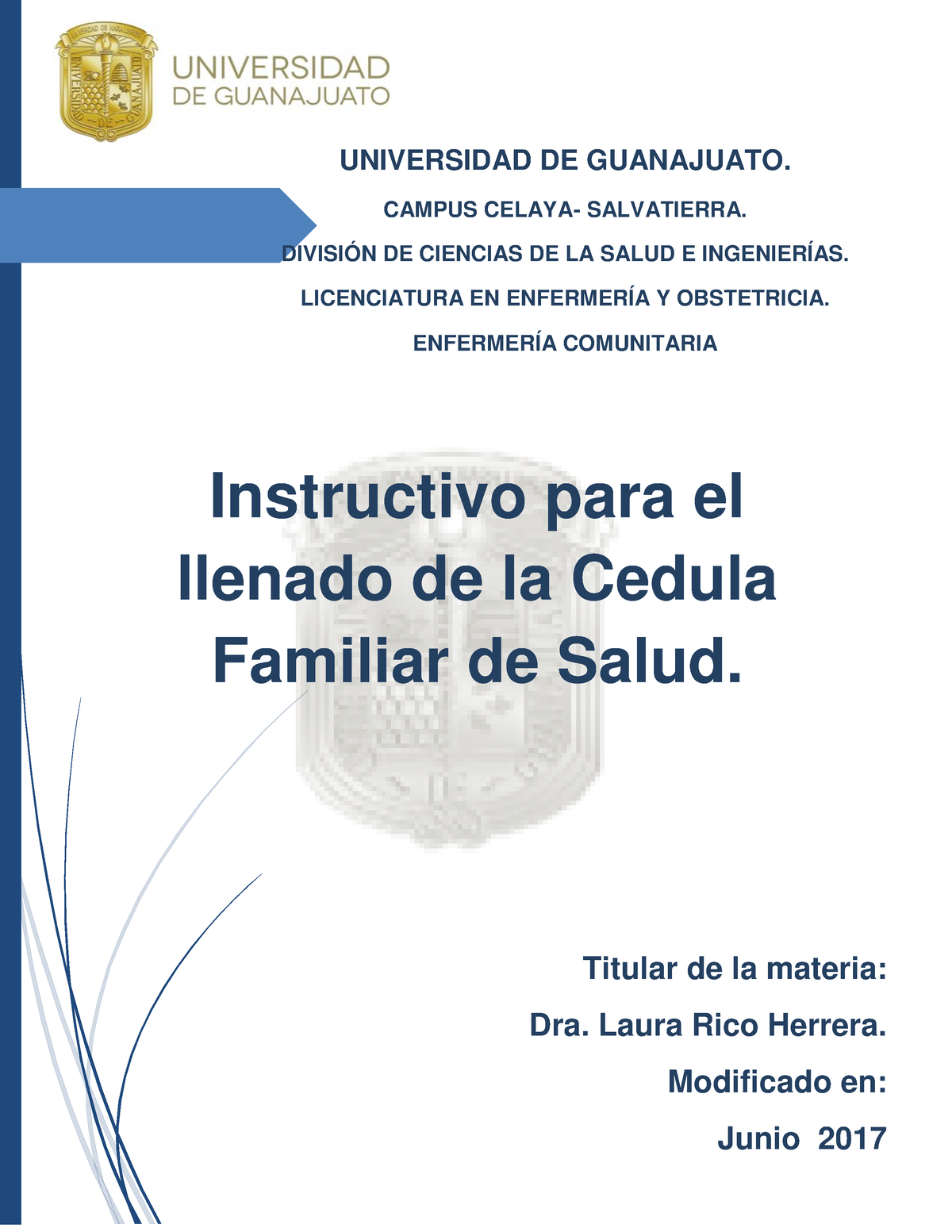 Instructivo Para El Llenado De La Cedula 1-1 - Instructivo Para El ...