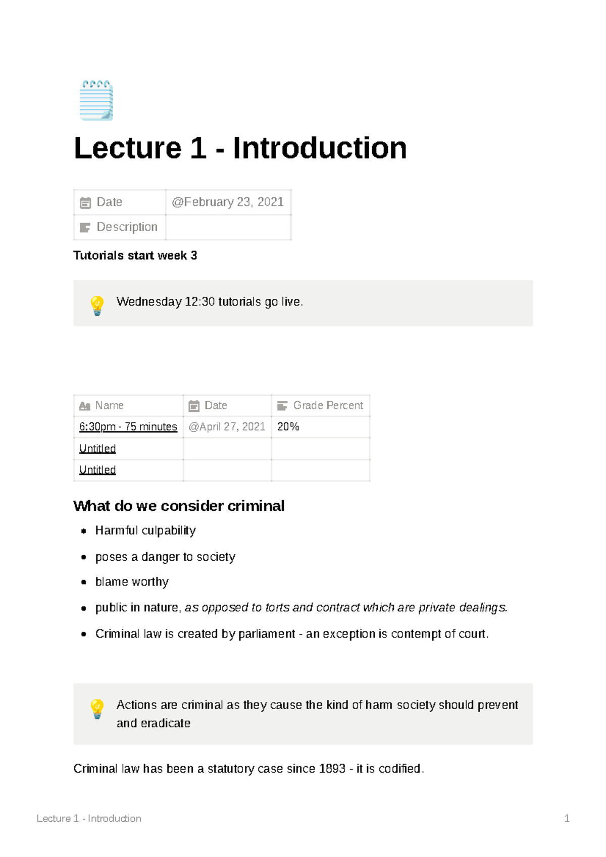 Lecture 1 - Introduction - Lecture 1 - Introduction 1 🗒 Lecture 1 ...