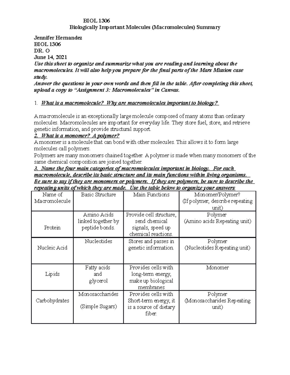 biology as a case study