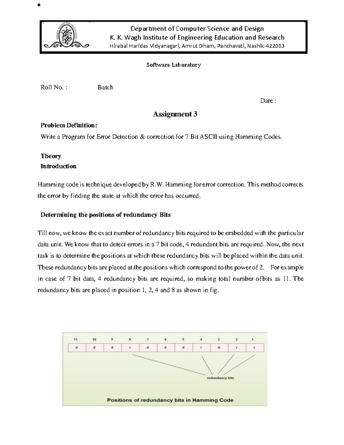 SL 3 - Software managment- Software Laboratory K. K. Wagh Institute of ...