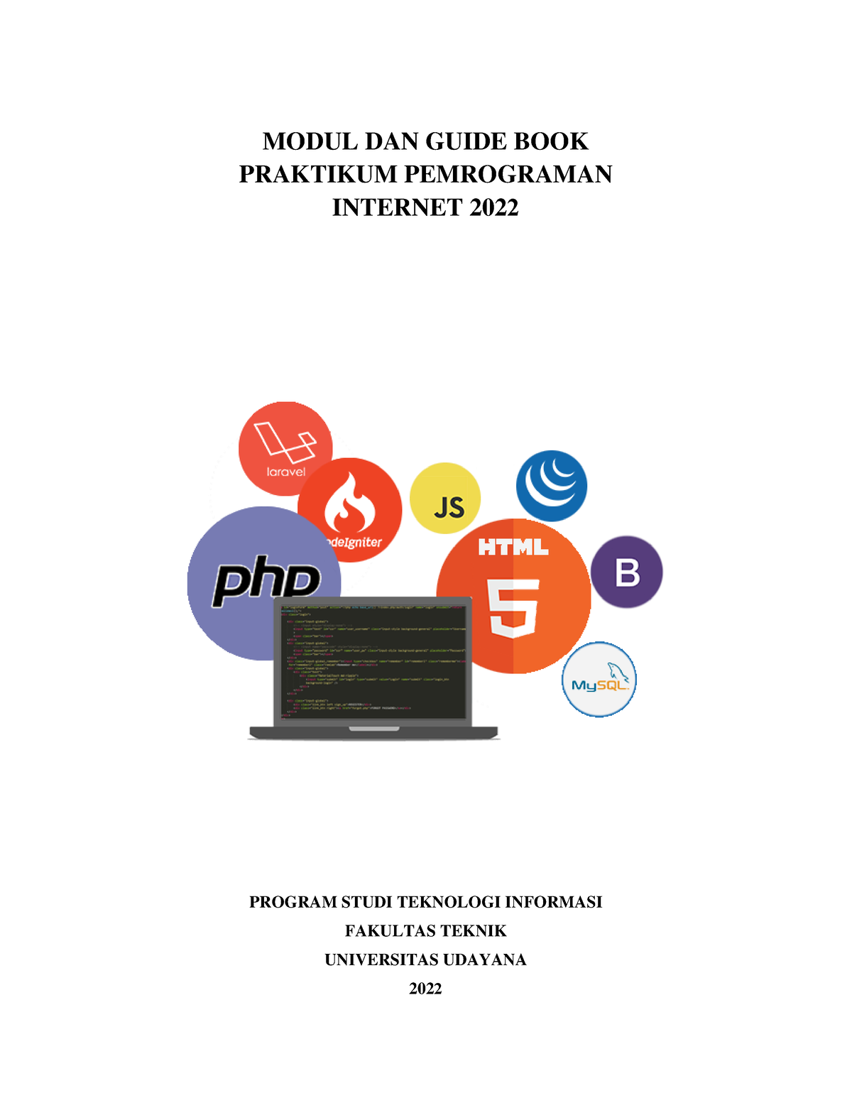 Modul Praktikum Prognet 2022 - MODUL DAN GUIDE BOOK PRAKTIKUM ...