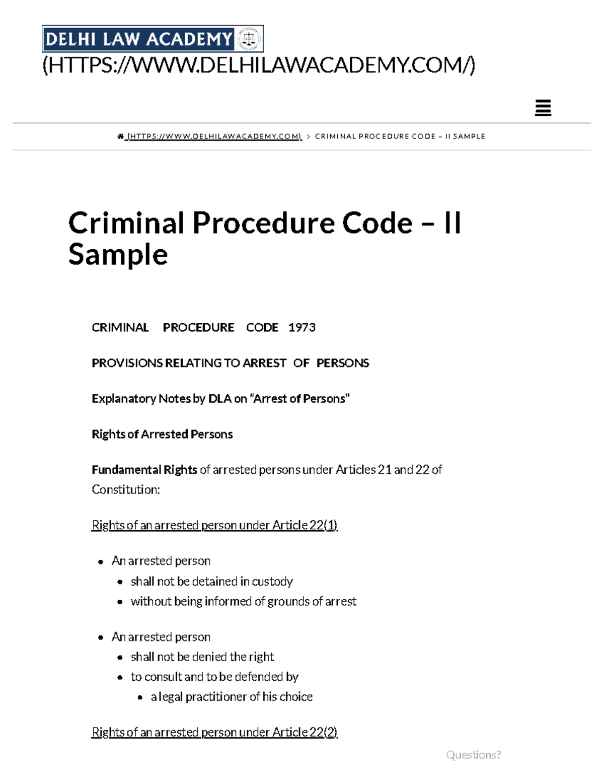 criminal-procedure-code-ii-sample-delhi-law-academy-criminal