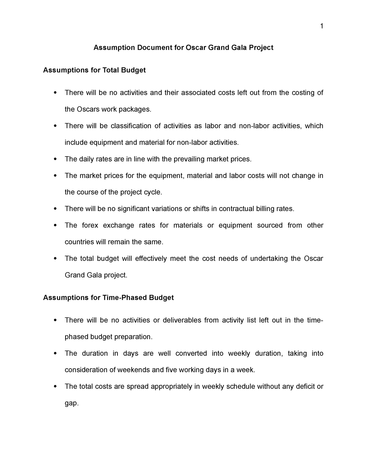 assignment and assumption document