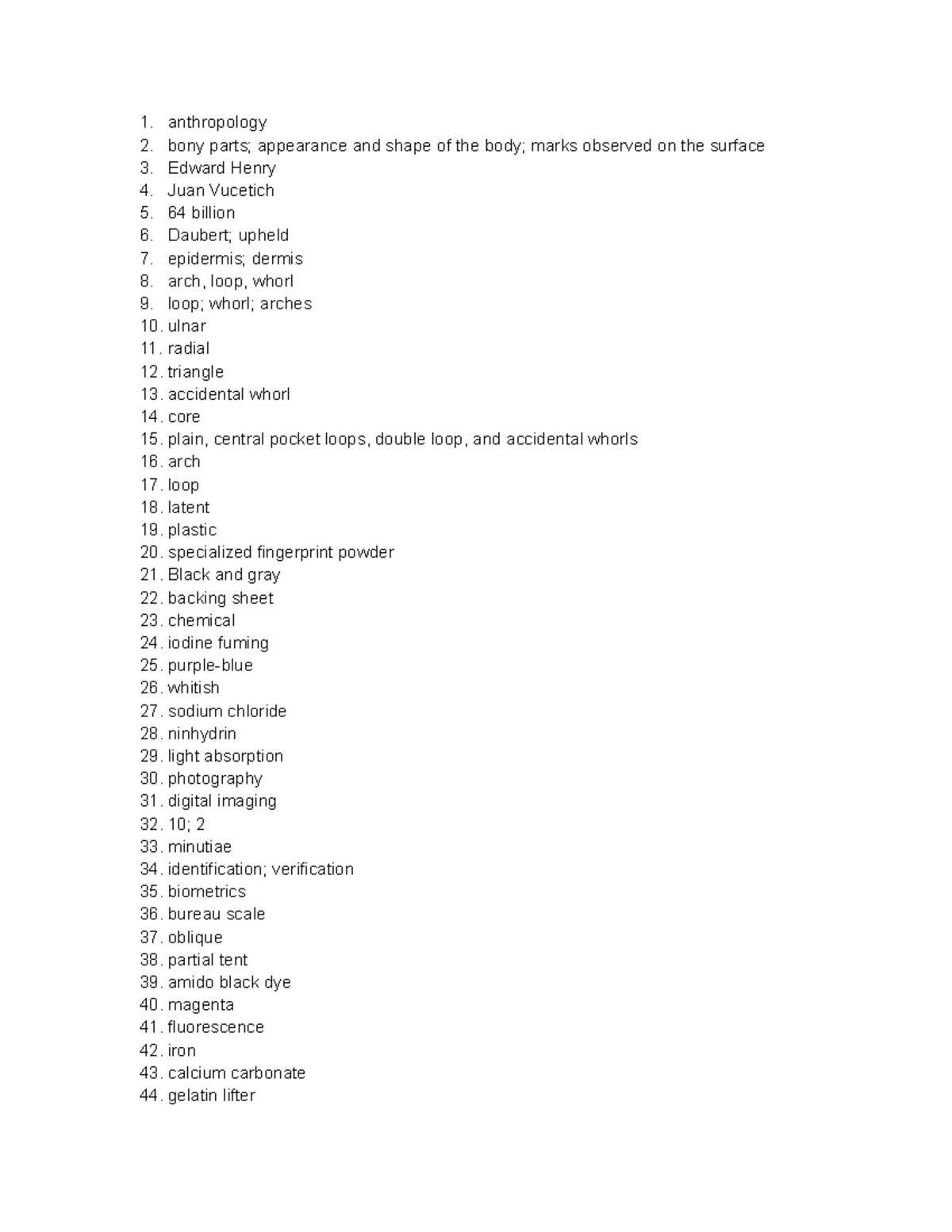 Chapter 6 anthropology bony parts; appearance and shape of the body