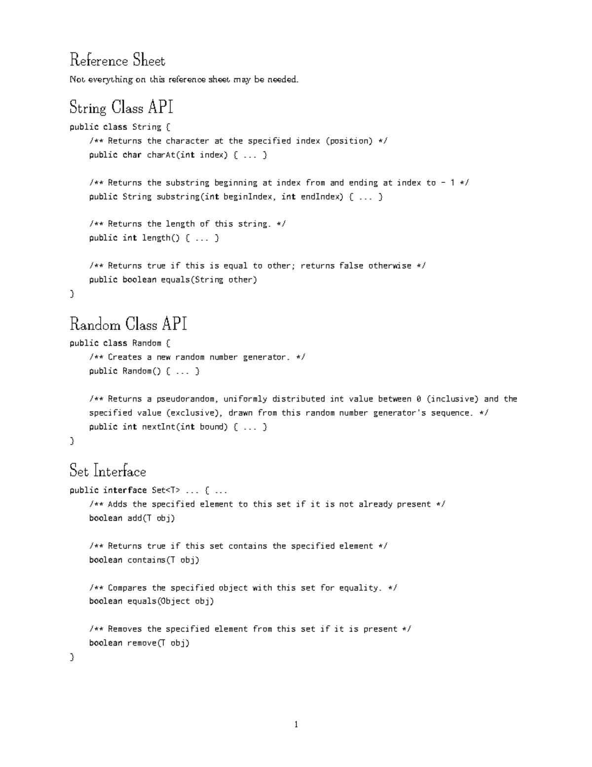 Mt1-reference-sheet - ref - Reference Sheet Not everything on this ...