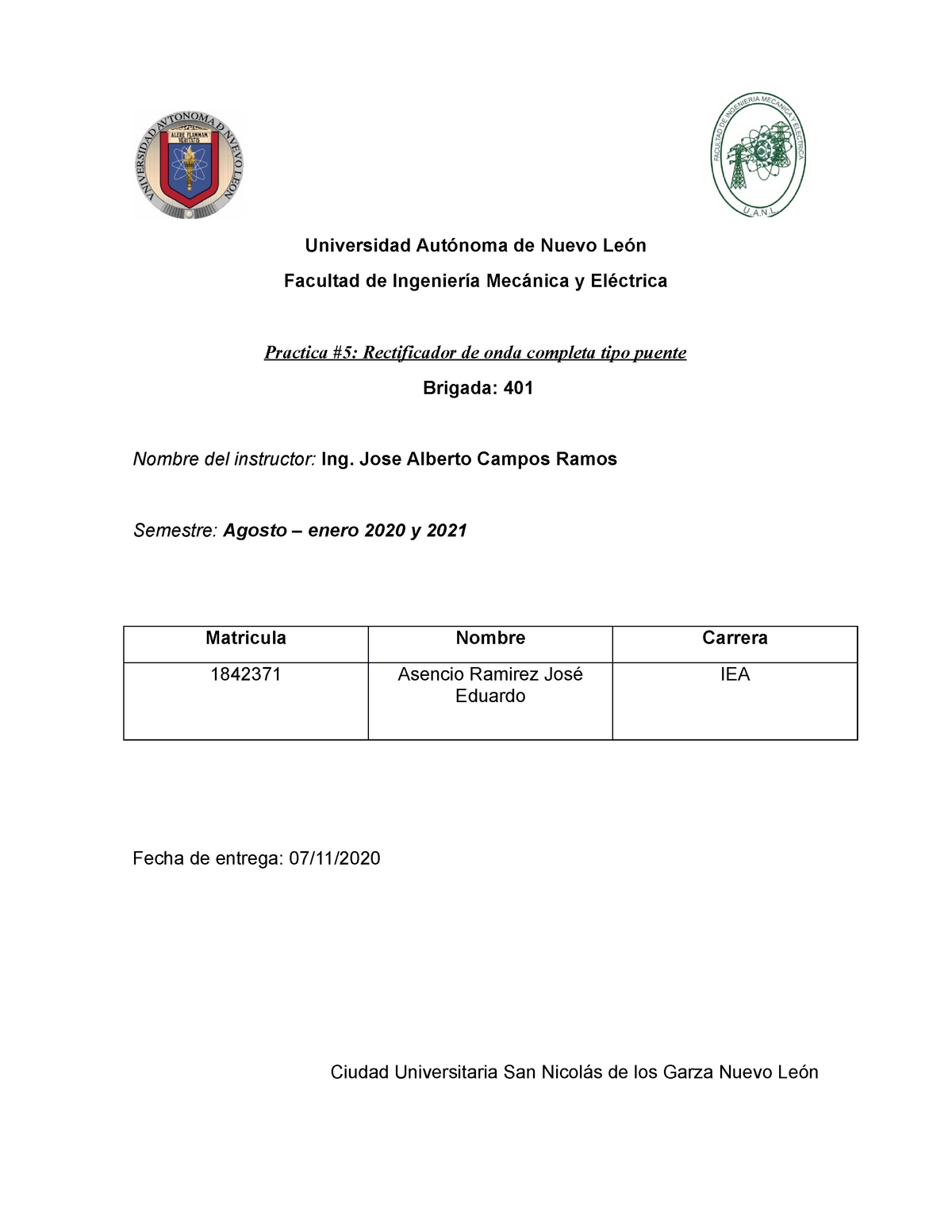 SOLUTION: Electronica 1 practica 5 - Studypool