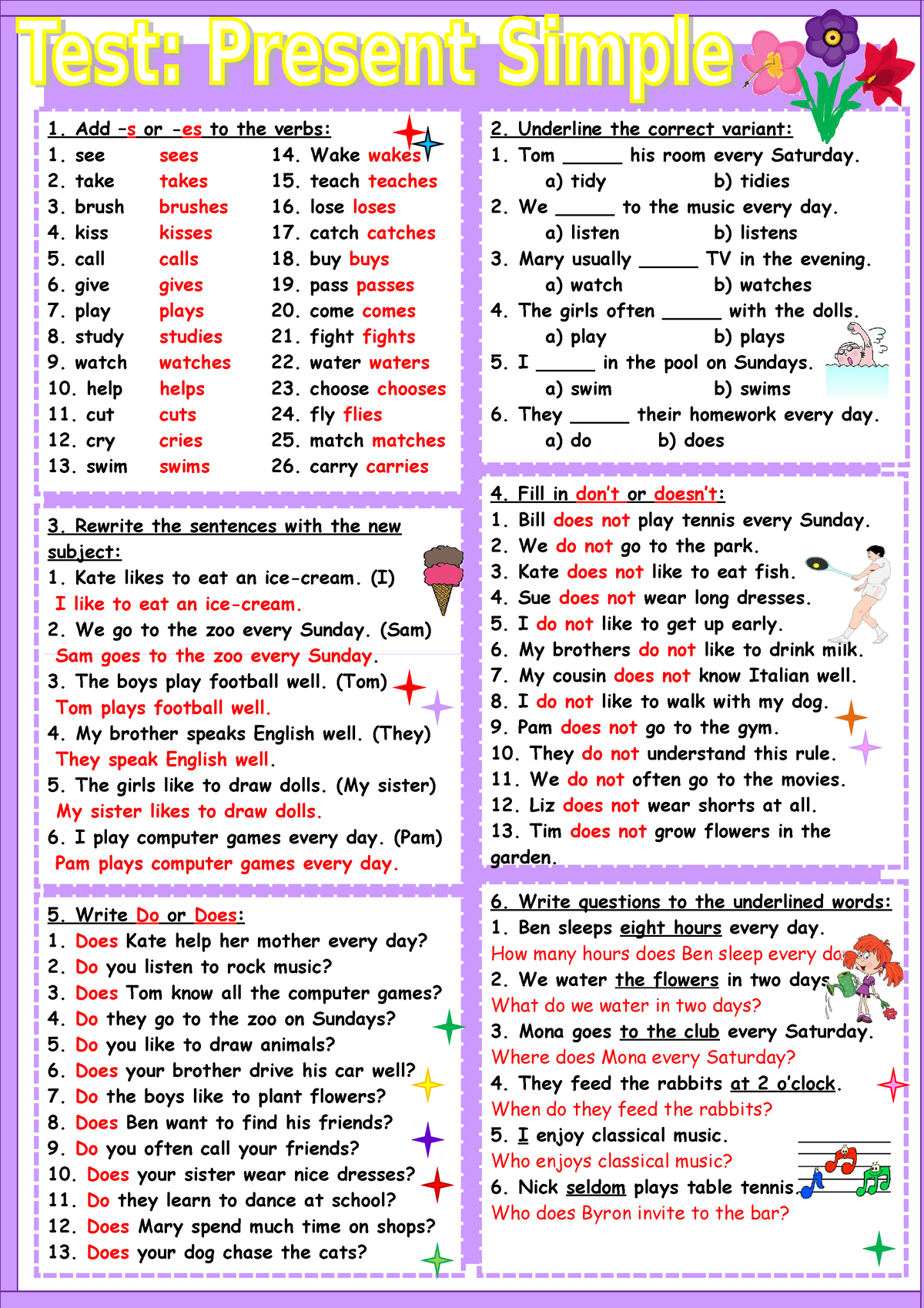 worksheet-present-simple-1-and-2-add-s-or-es-to-the-verbs-see-sees