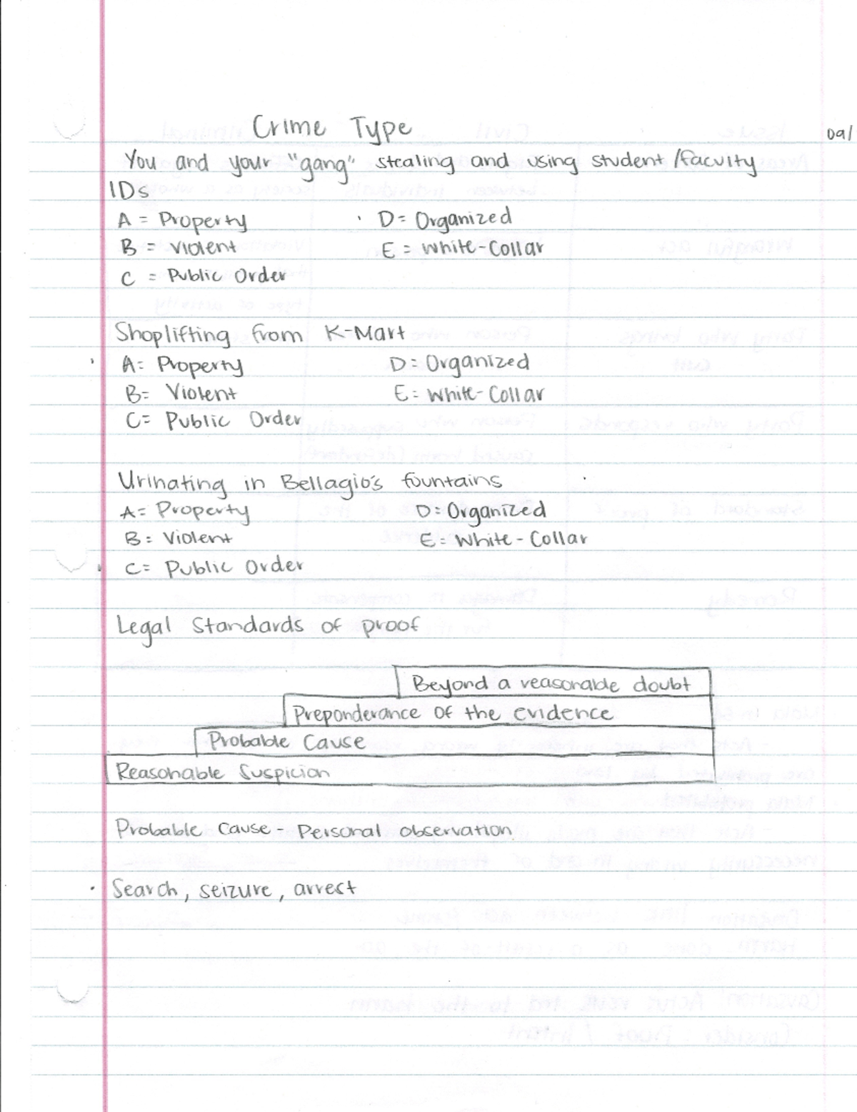 CRJ104 Week3 Notes - Professor Darwin Morgan - CRJ 104 - Studocu