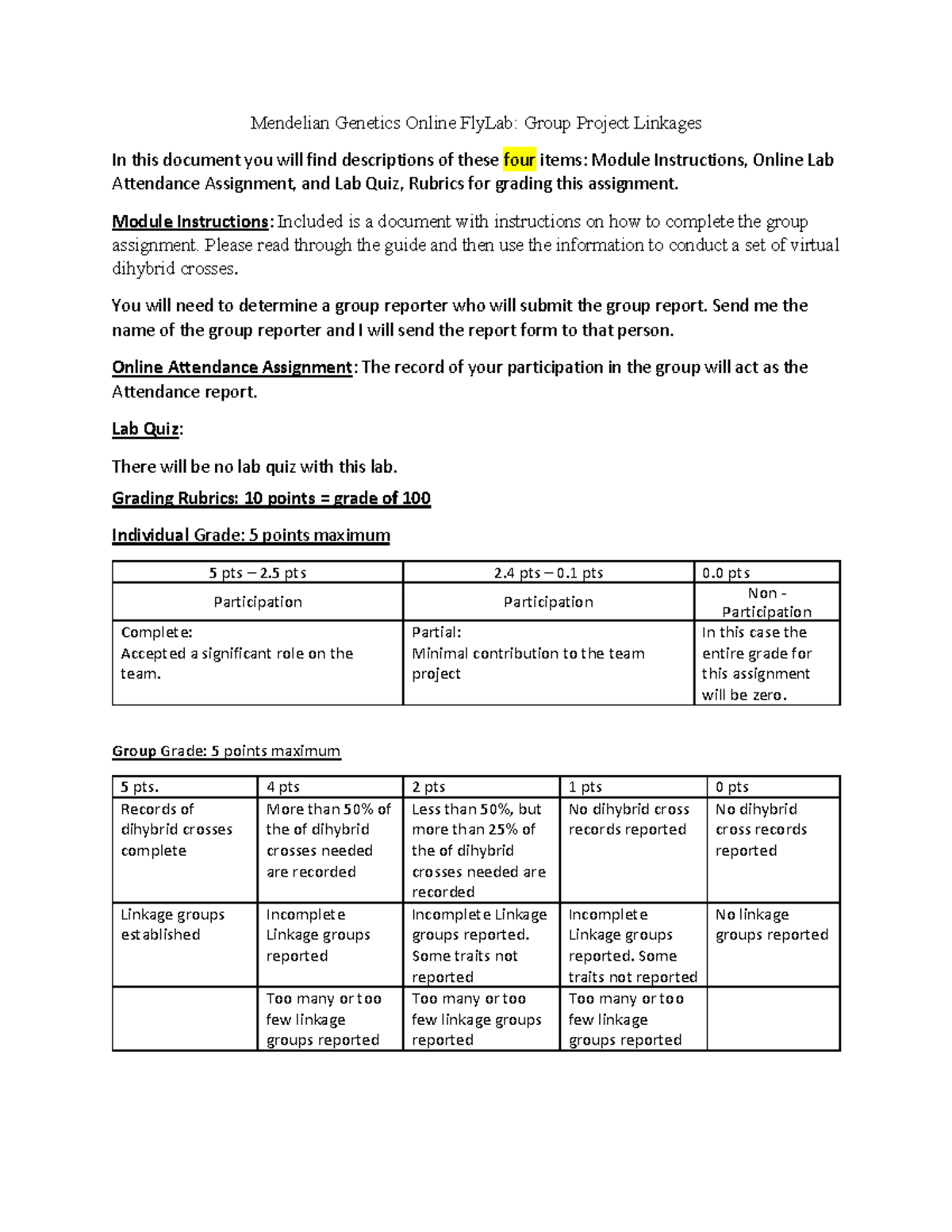 1 instructions for online group lab module mendelian genetics online