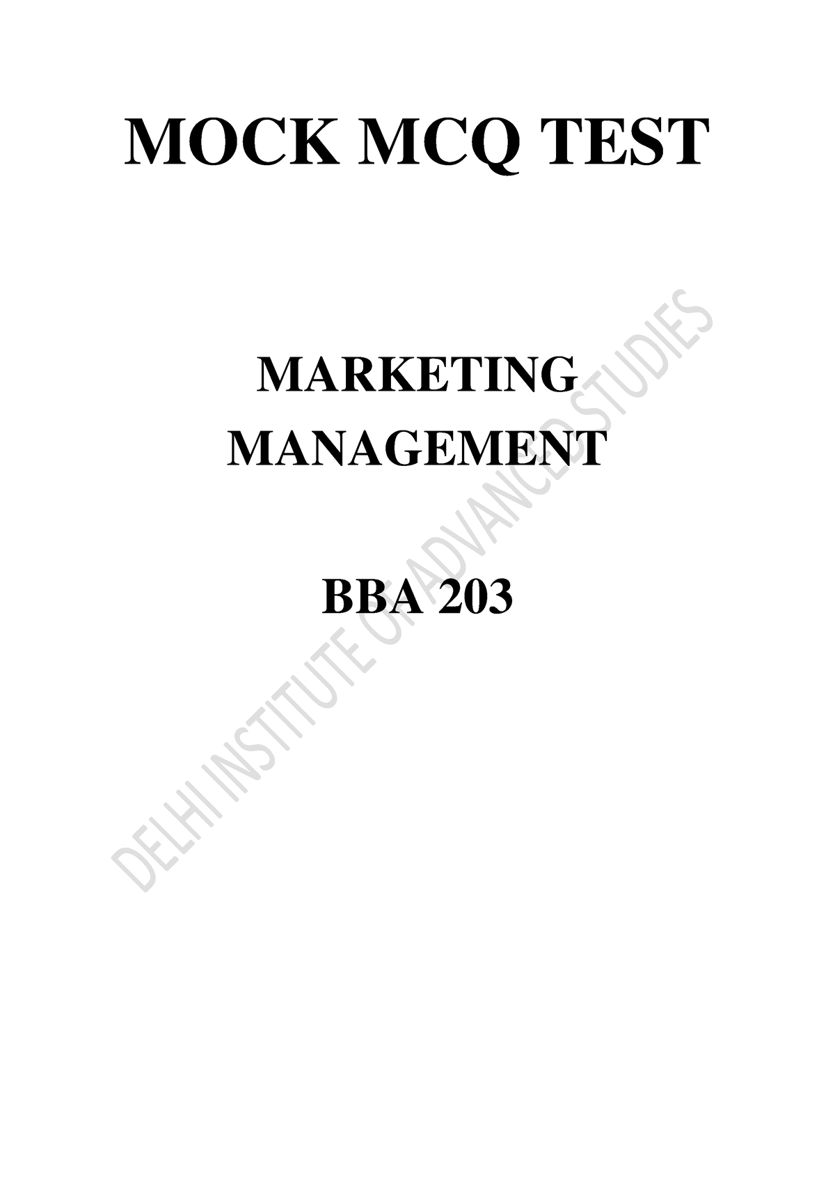 203- Marketing- Management-MCQ.-1-60-1-converted - MOCK MCQ TEST ...