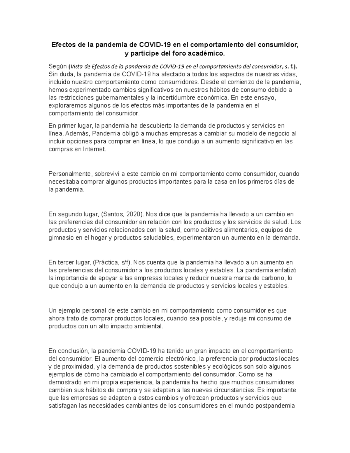 Efectos de la pandemia de Covid - Efectos de la pandemia de COVID-19 en ...