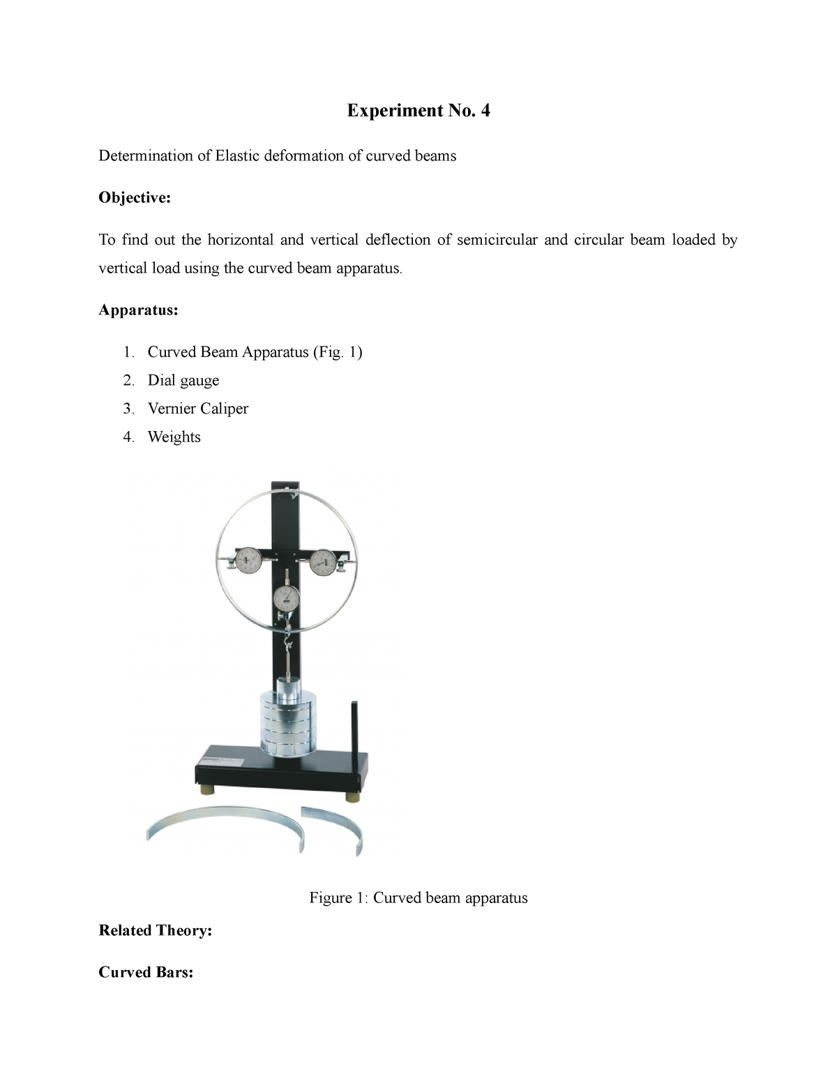 students design an experiment with a curved insulated rod