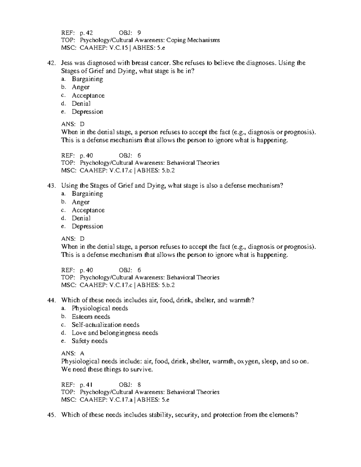 2-14 - Chapter 02: Therapeutic Communication Niedzwiecki: Kinn’s The ...