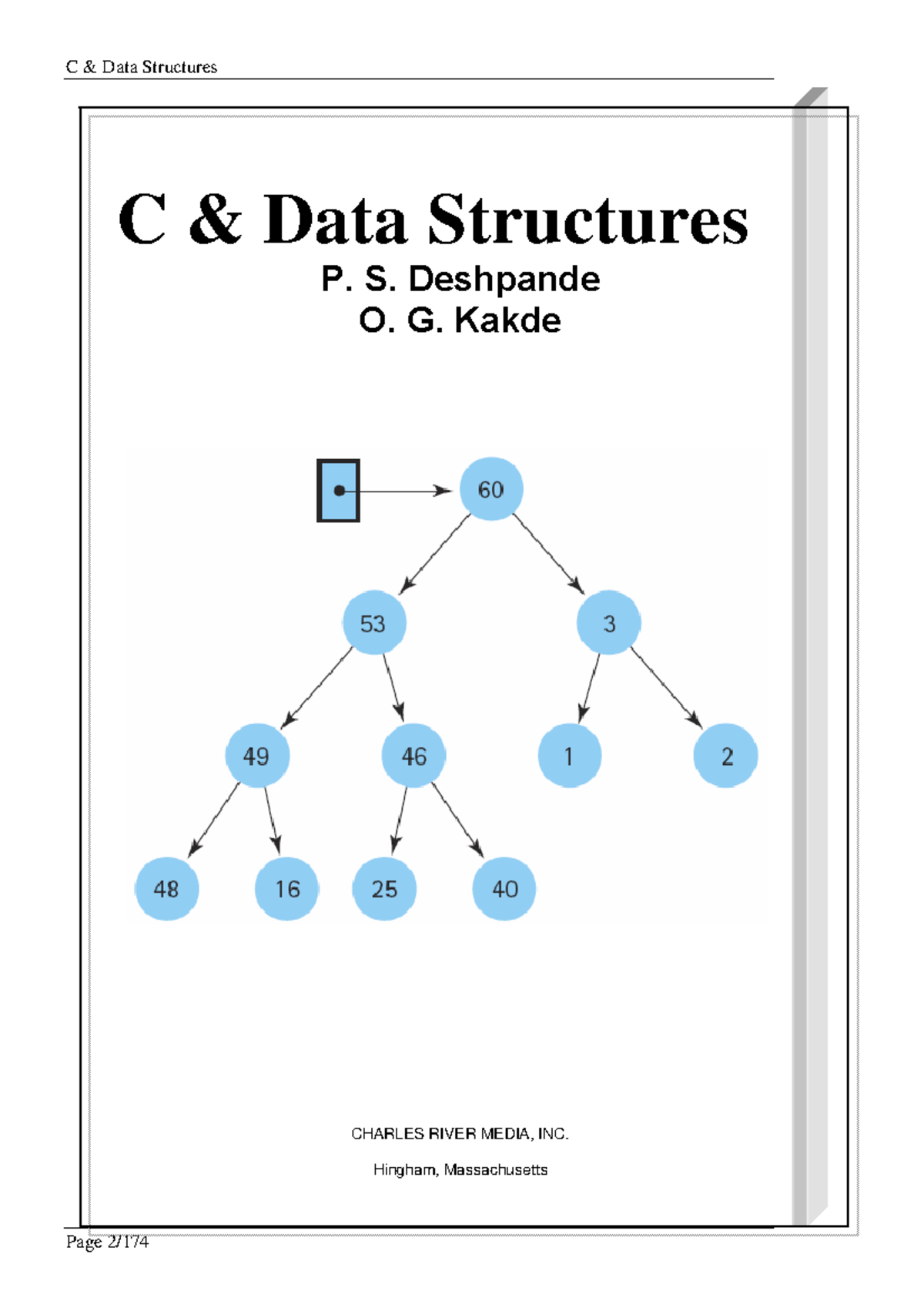 C and Data Structures - C & Data Structures P. S. Deshpande O. G. Kakde ...