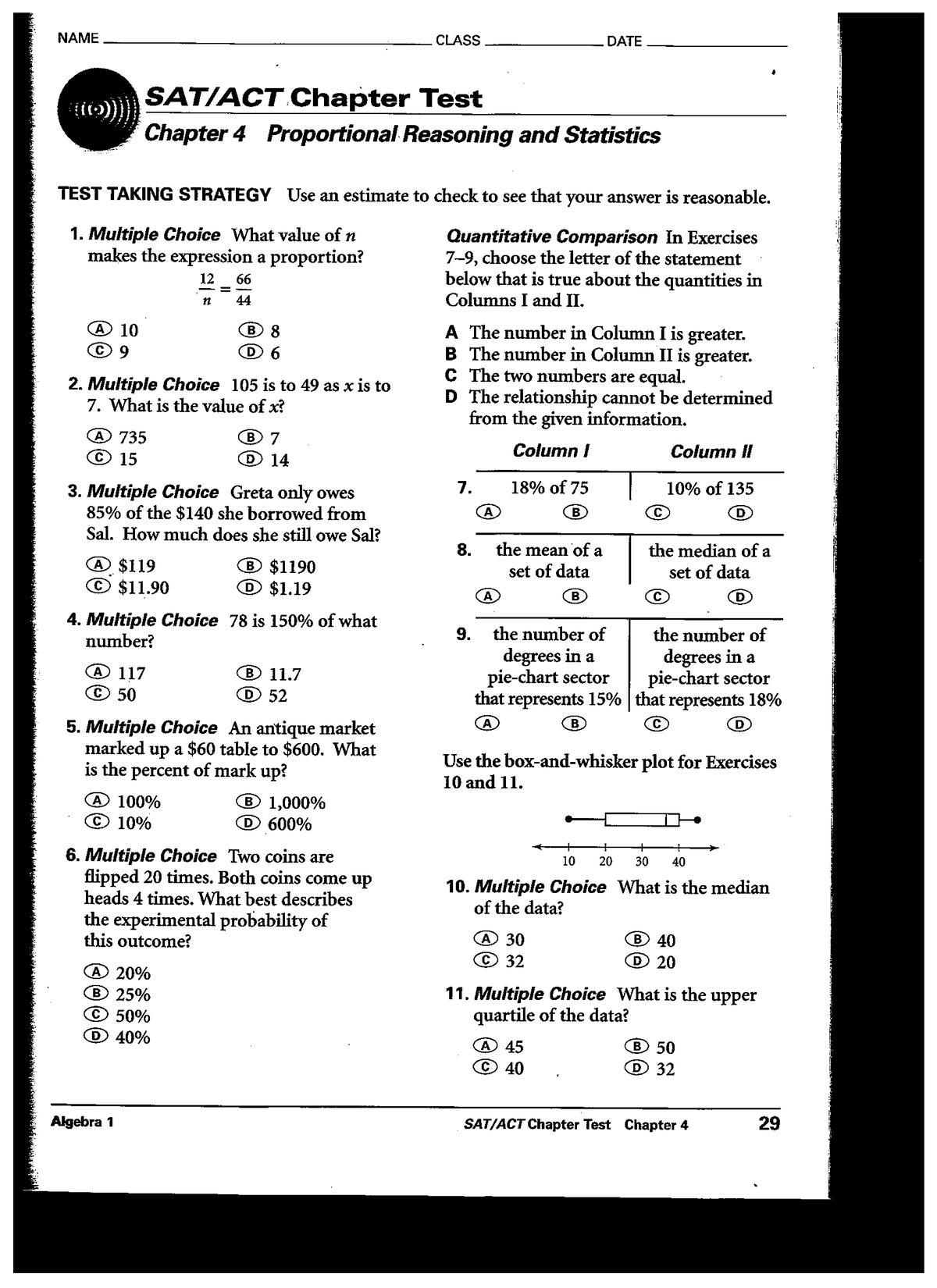 chapter-4-test-algebra-quizzes-and-answers-class-mi-chapter-test