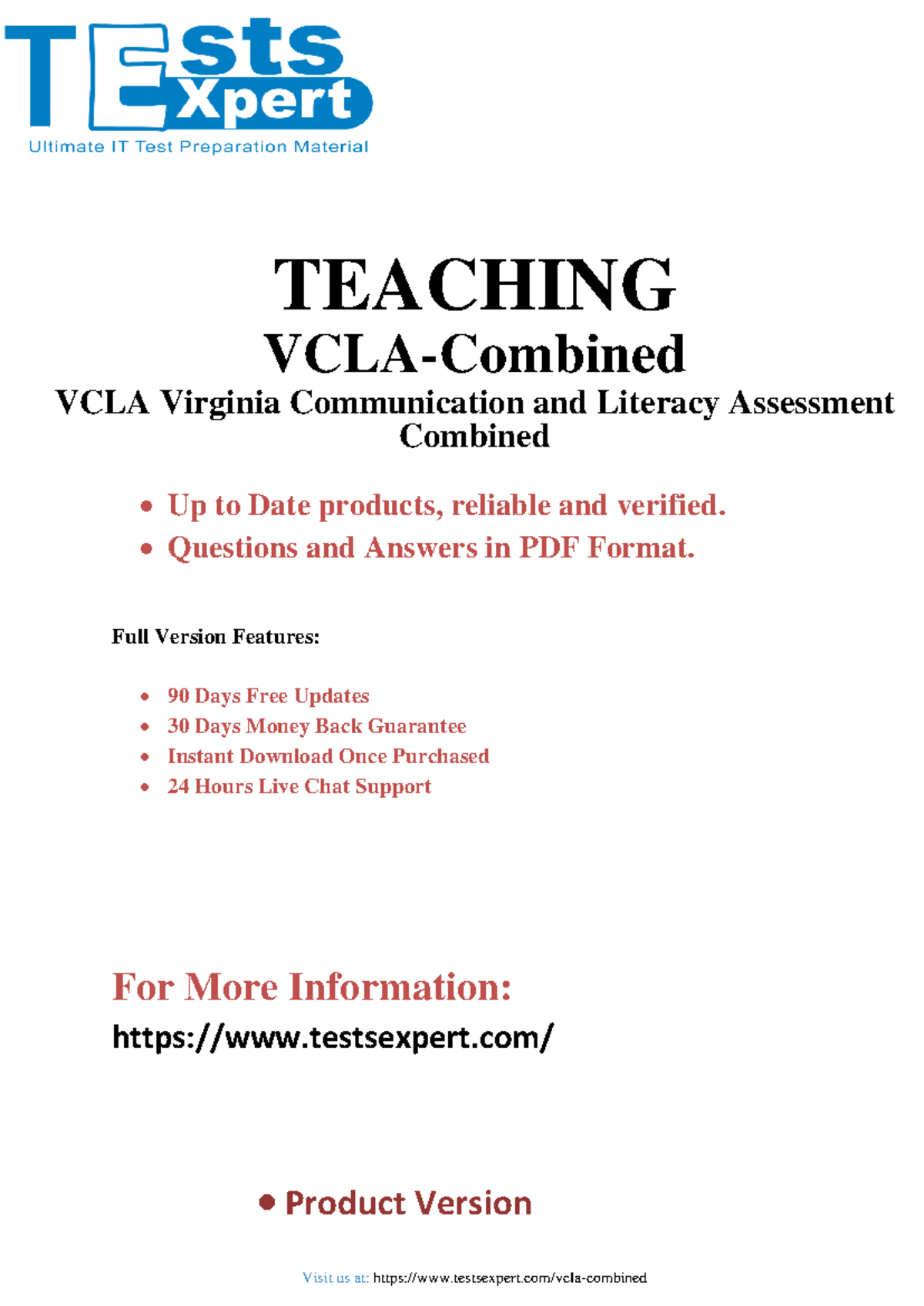 Triumph in VCLA Virginia Communication & Literacy Assessment Exam - Up ...