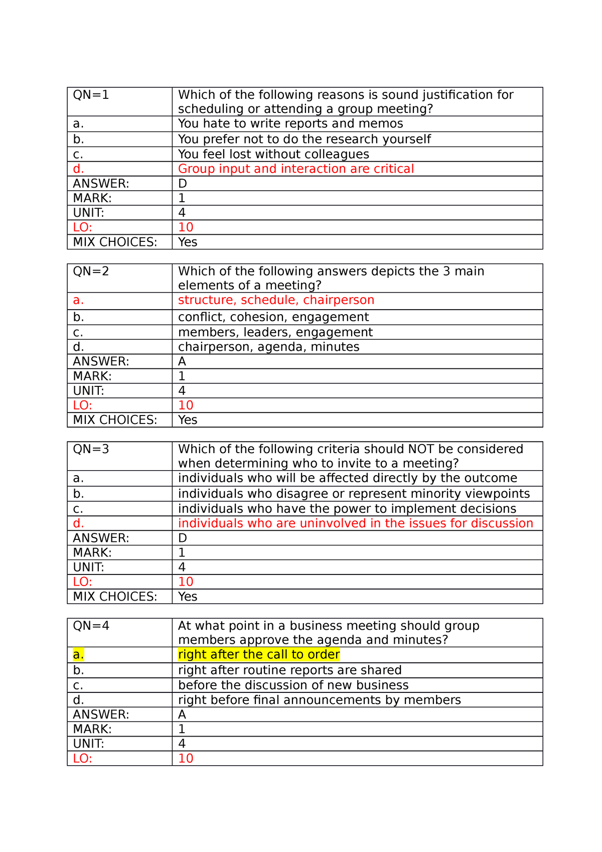 Session-IV SSG104 - Term - QN=1 Which Of The Following Reasons Is Sound ...