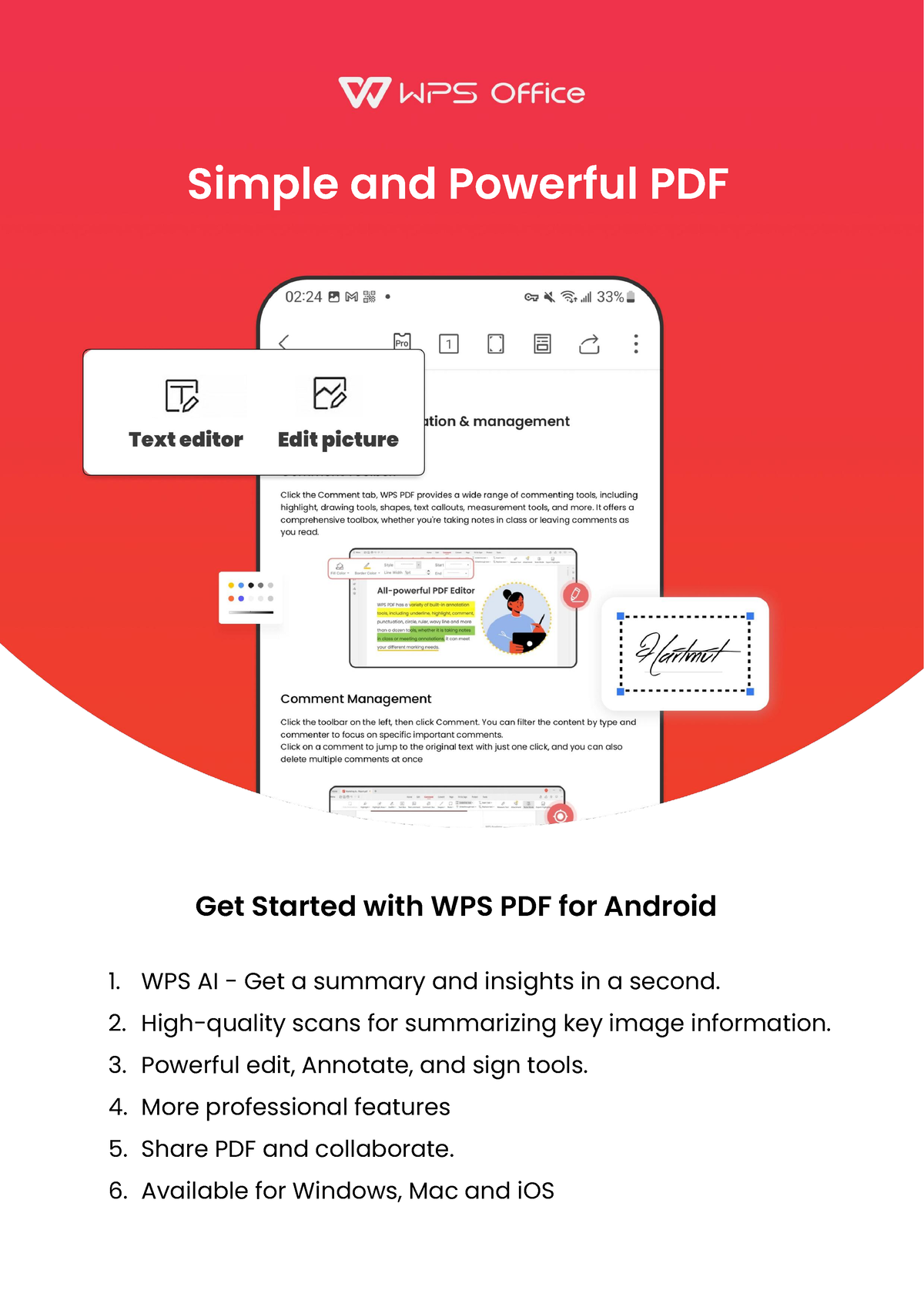 Get Started with WPS Office for Android - Simple and Powerful PDF Get ...