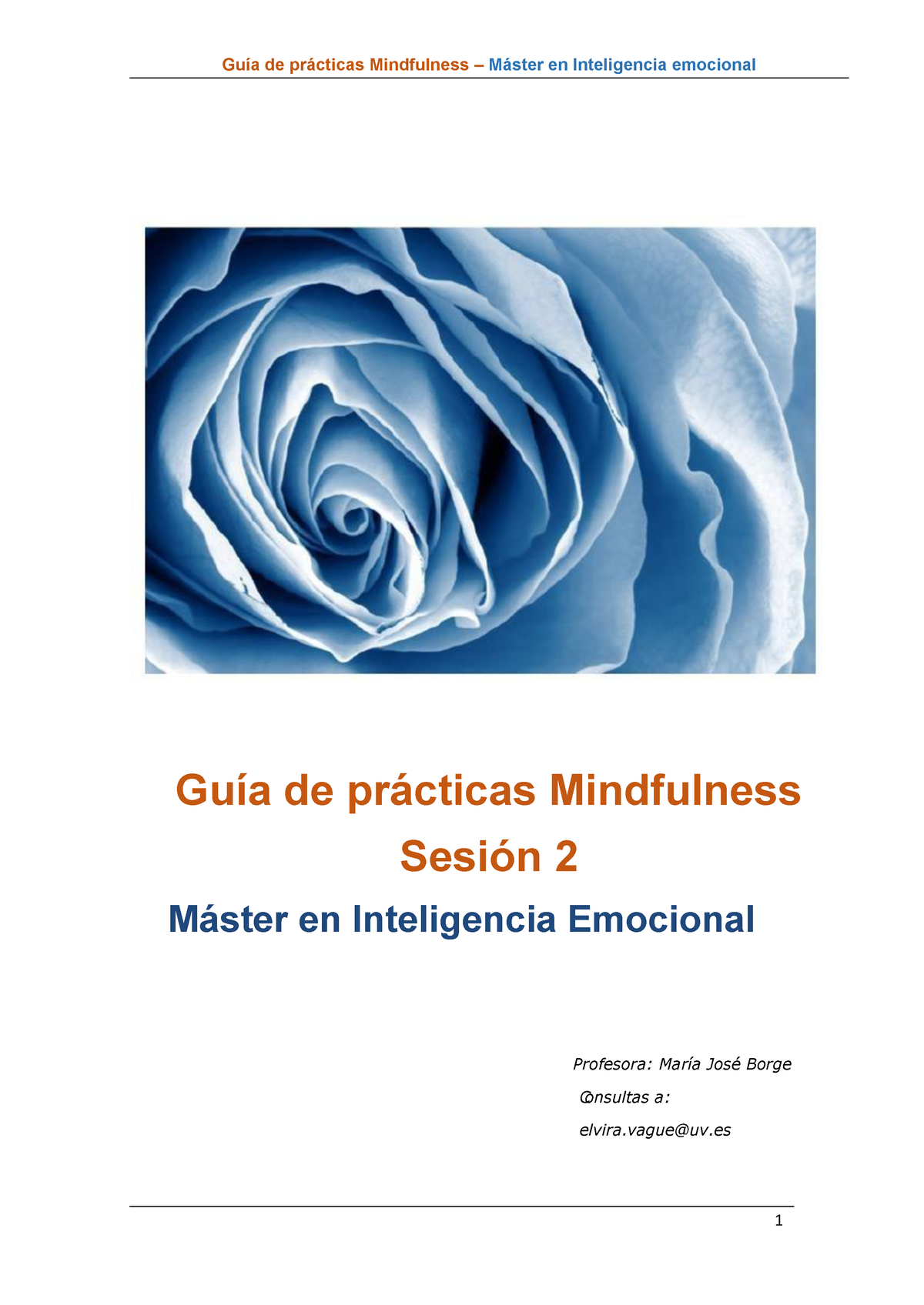 Guia Practicas Mindfulness Sesion 2 - Guía De Prácticas Mindfulness ...