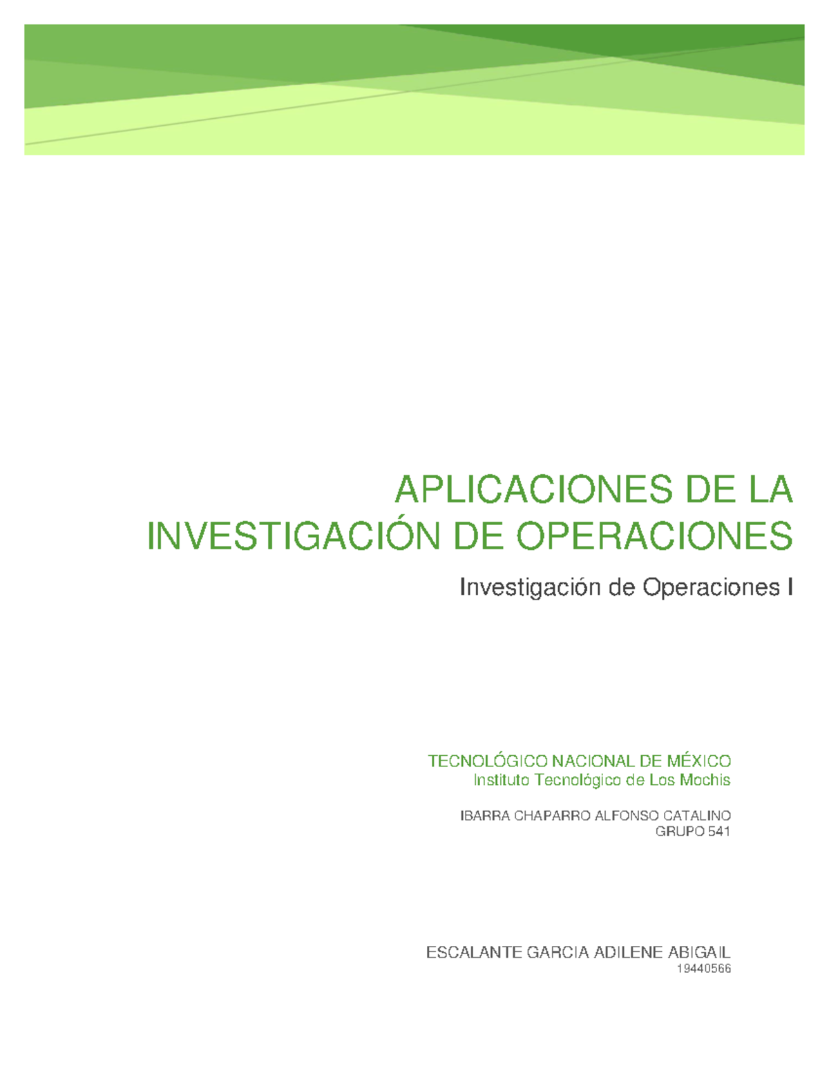 Principales Aplicaciones De La Investigación De Operaciones ...