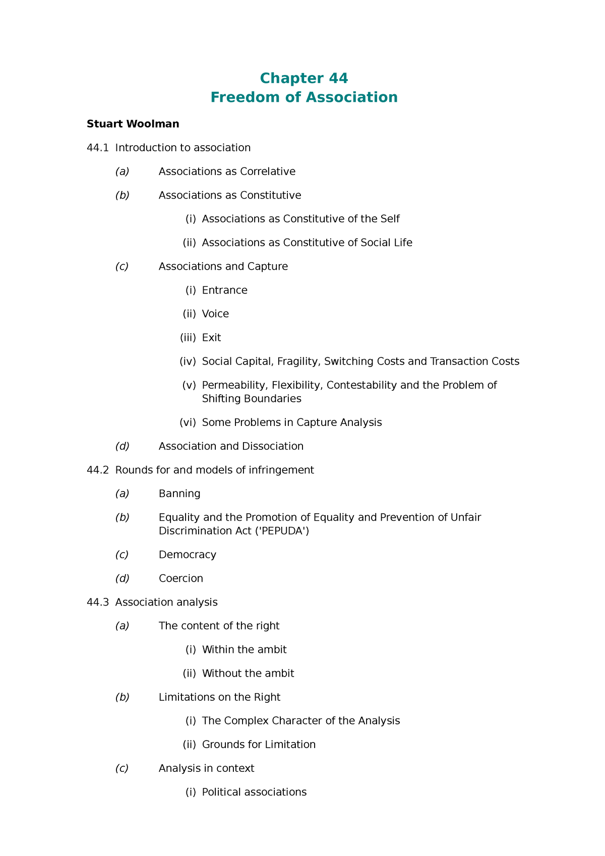 constitutional-law-of-south-africa-vol-2-chapter-44-freedom-of-association-chapter-44-freedom