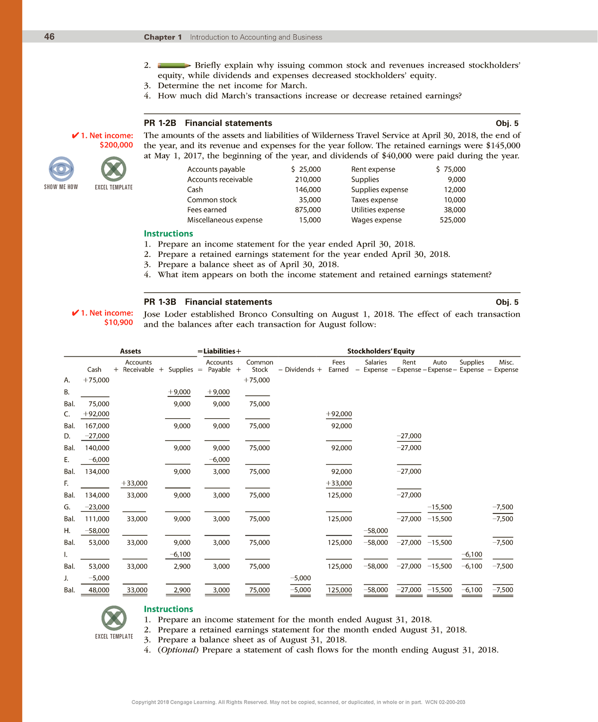 Exercise Of Chapter 1 - Introduction To Accounting And Businesses ...