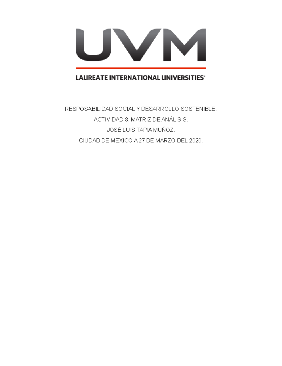 A8 Jl Responsabilidad Social Resposabilidad Social Y Desarrollo