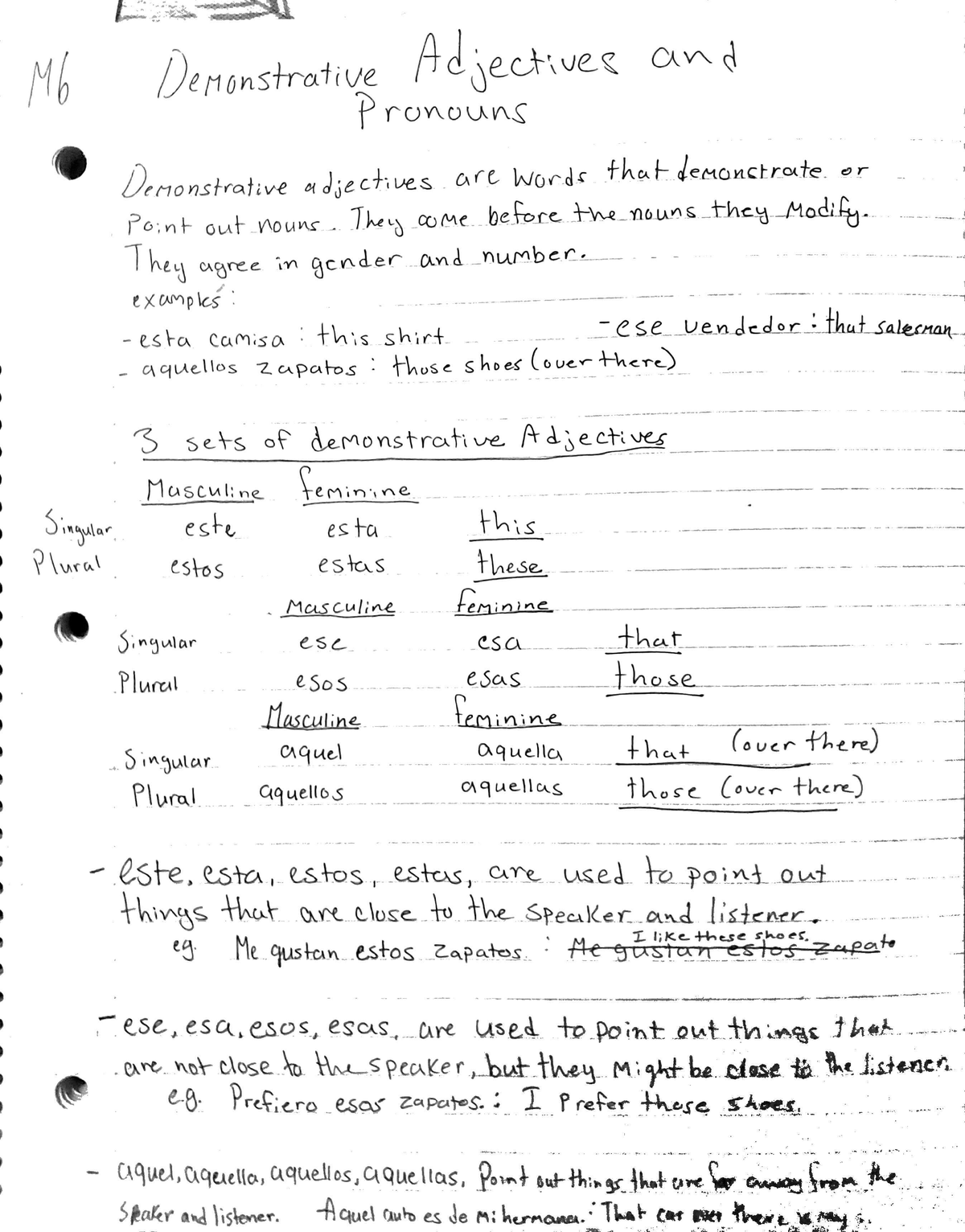 SPN-1121-Notes - Notes From Online Homework, Study Points, And Lecture ...