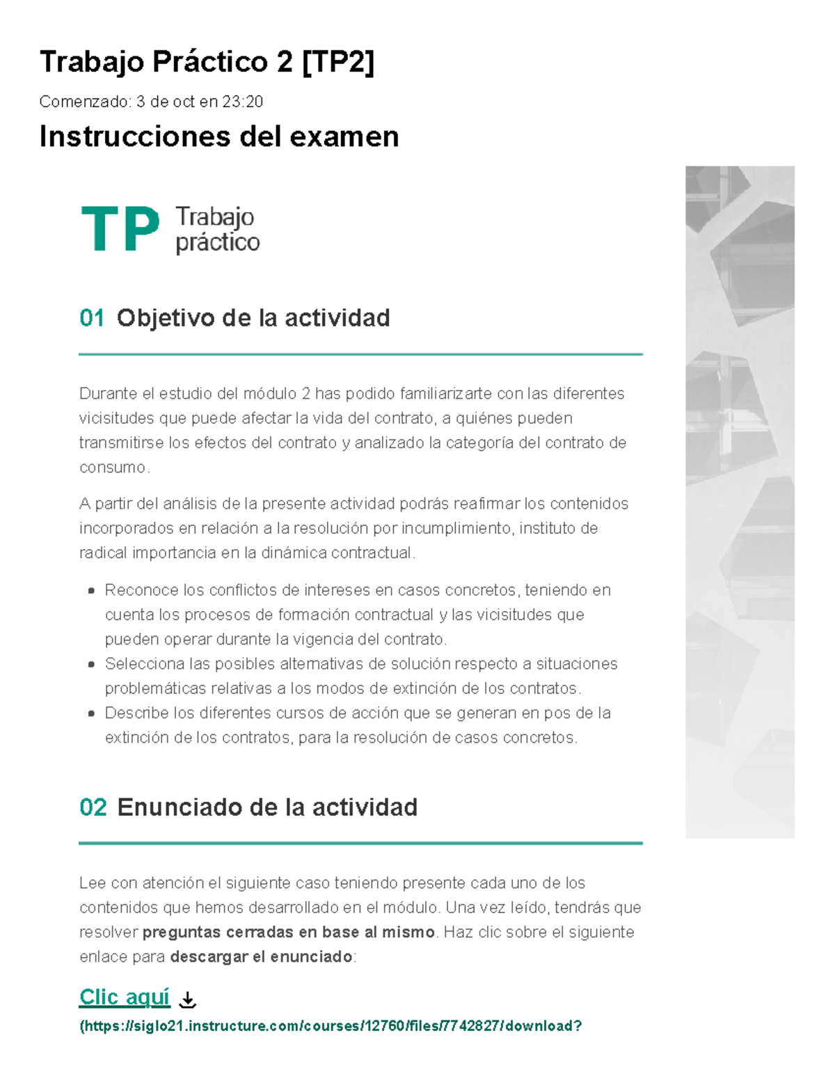 Examen Trabajo Práctico 2 [TP2] Priv 3 91,67% - Trabajo Práctico 2 [TP2 ...