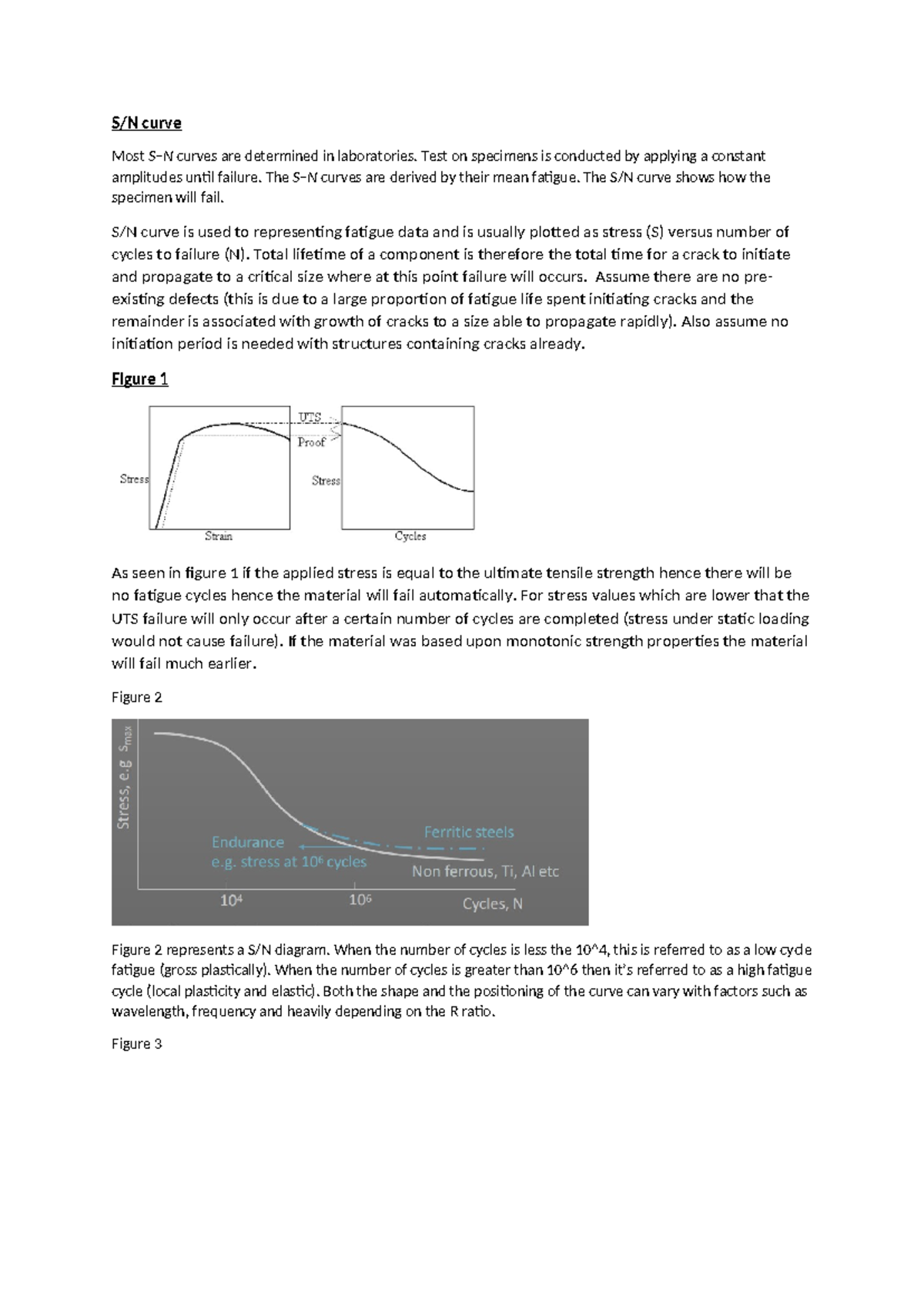 S-N graph - SN curvematerial - S/N curve Most S–N curves are determined ...