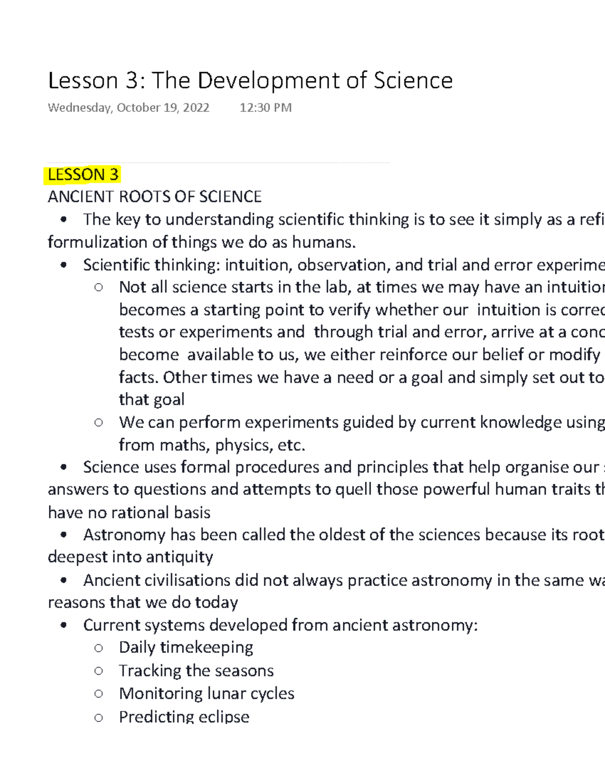 methods of science lesson 3 case study answer key