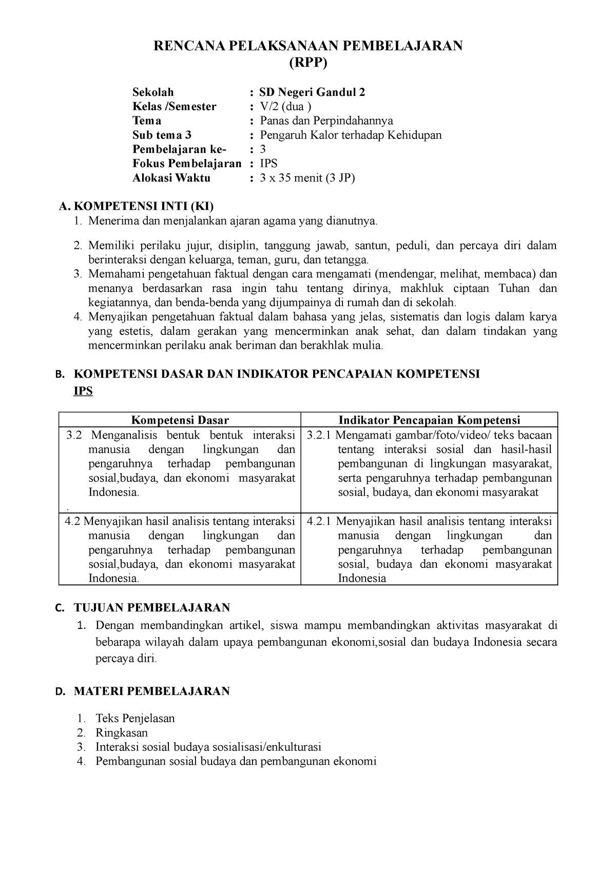 Projek RPP IPS - Semoga Bermanfaat - RENCANA PELAKSANAAN PEMBELAJARAN ...