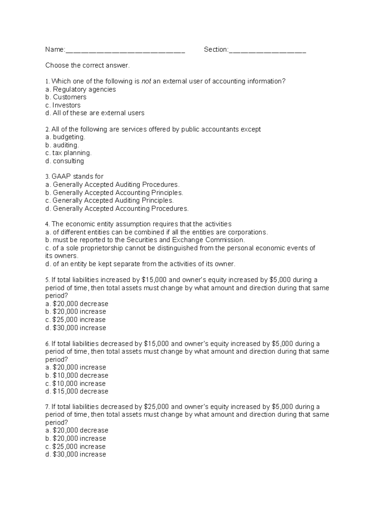 Practice-Set-2 - Accounting practice set - Name ...