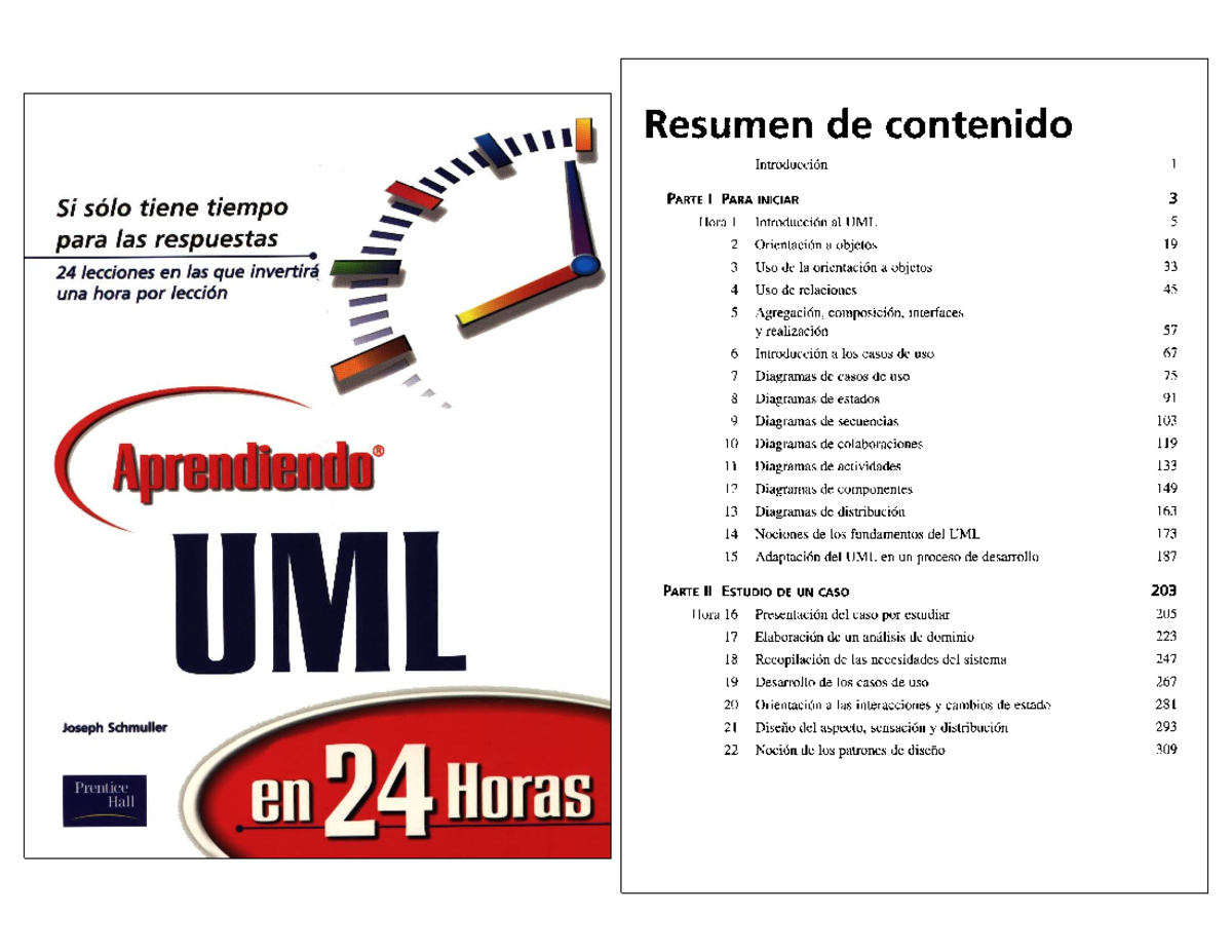 Aprendiendo Uml En 24 Horas Joseph Schmuller