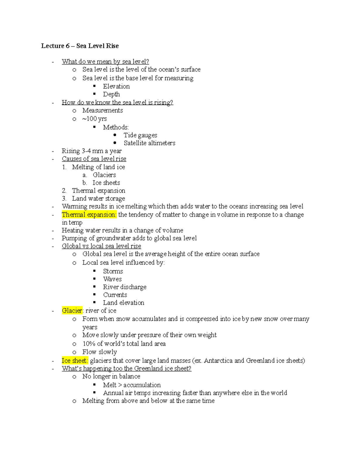 lecture-6-sea-level-rise-lecture-6-sea-level-rise-what-do-we-mean