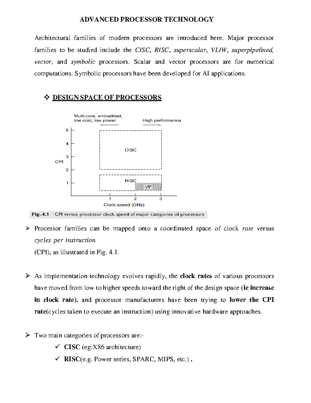 Advanced Processor Technology - ADVANCED PROCESSOR TECHNOLOGY ...