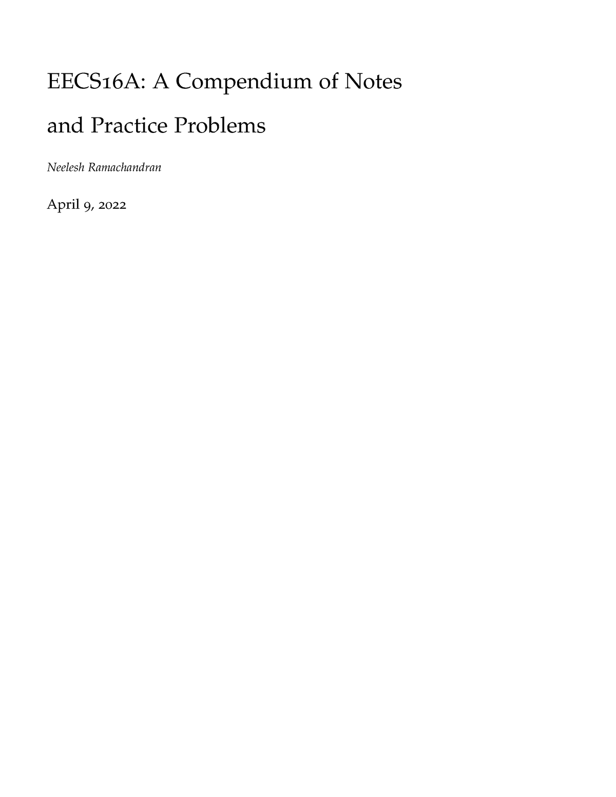 eecs16acompendium-of-notes-and-practice-problems-eecs-16-a-a