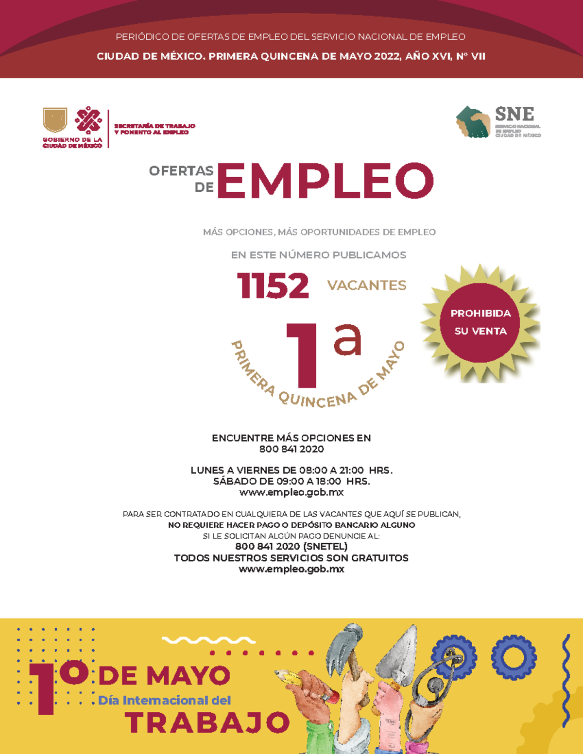 1a Mayo 2022 Ofertas De Empleo Cdmx - PeriÓdico De Ofertas De Empleo 