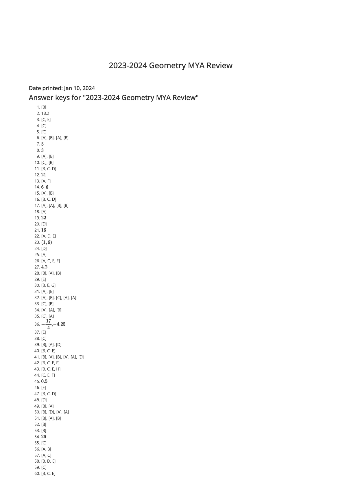 Edge XL+-+MYA+Review++Answer+Key - 2023-2024 Geometry MYA Review Date ...