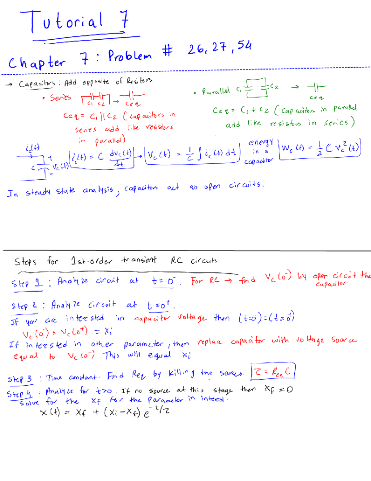 ELEE2200 Tutorial 7Completed - elee2200u - Studocu