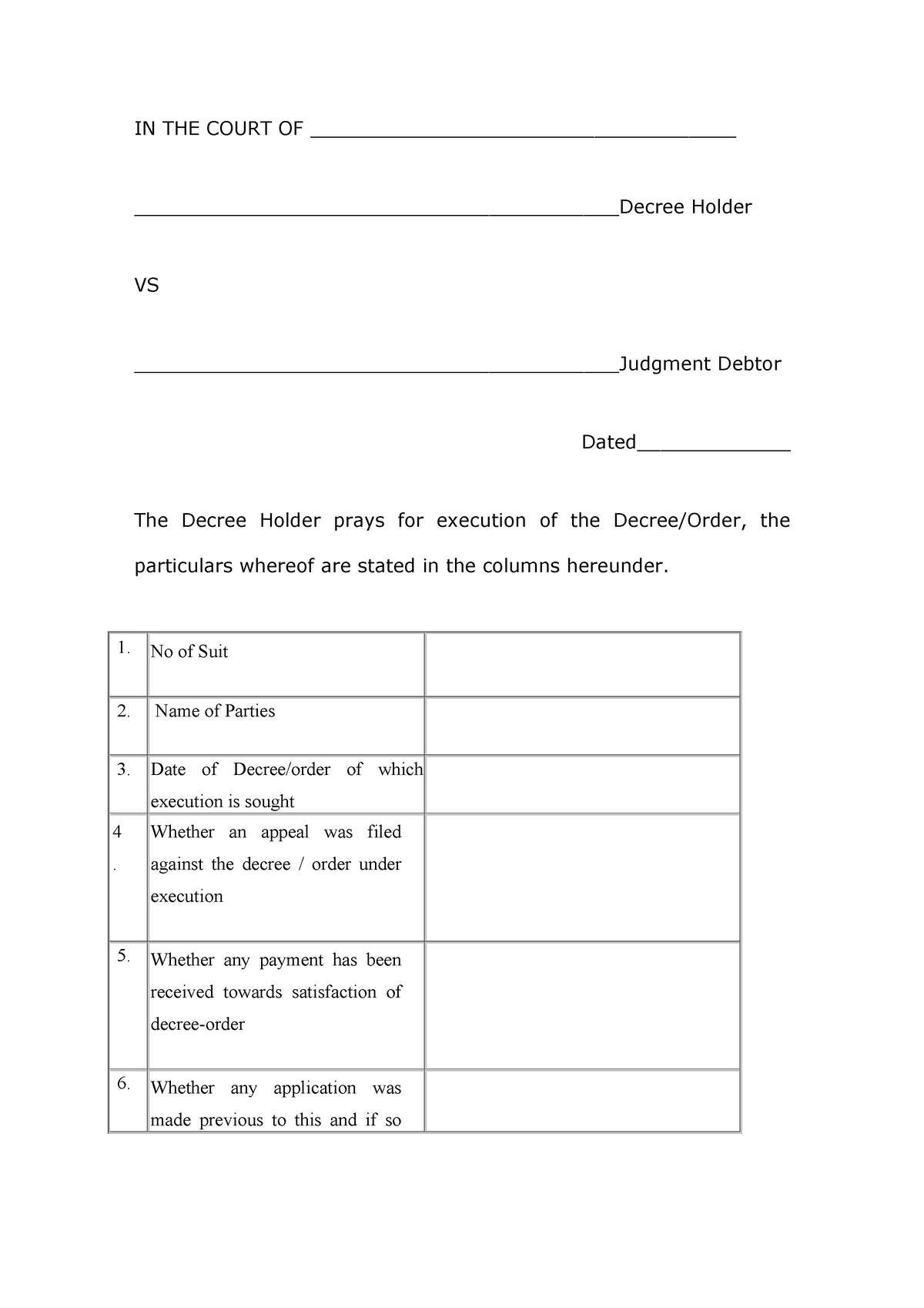 execution-petition-in-ms-word-format-download-in-the-court-of