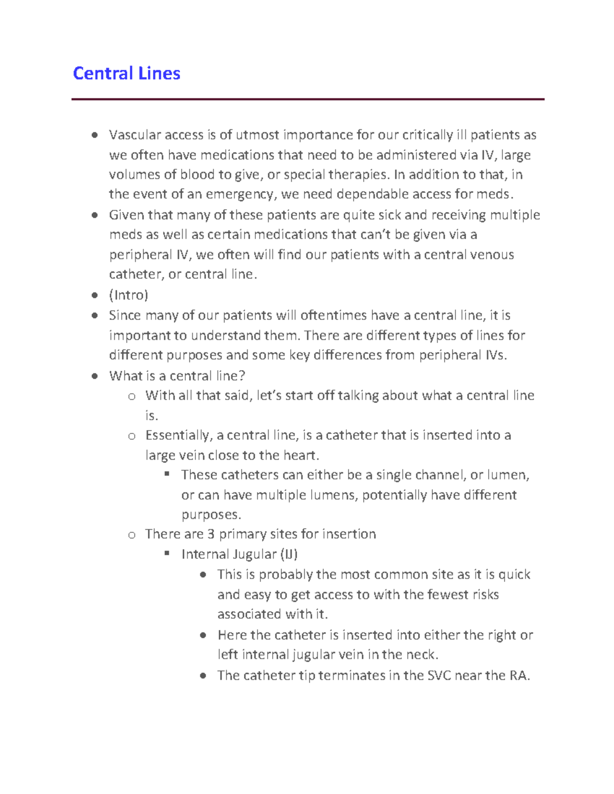 central-lines-notes-ccrn-cfrn-central-lines-vascular-access-is-of