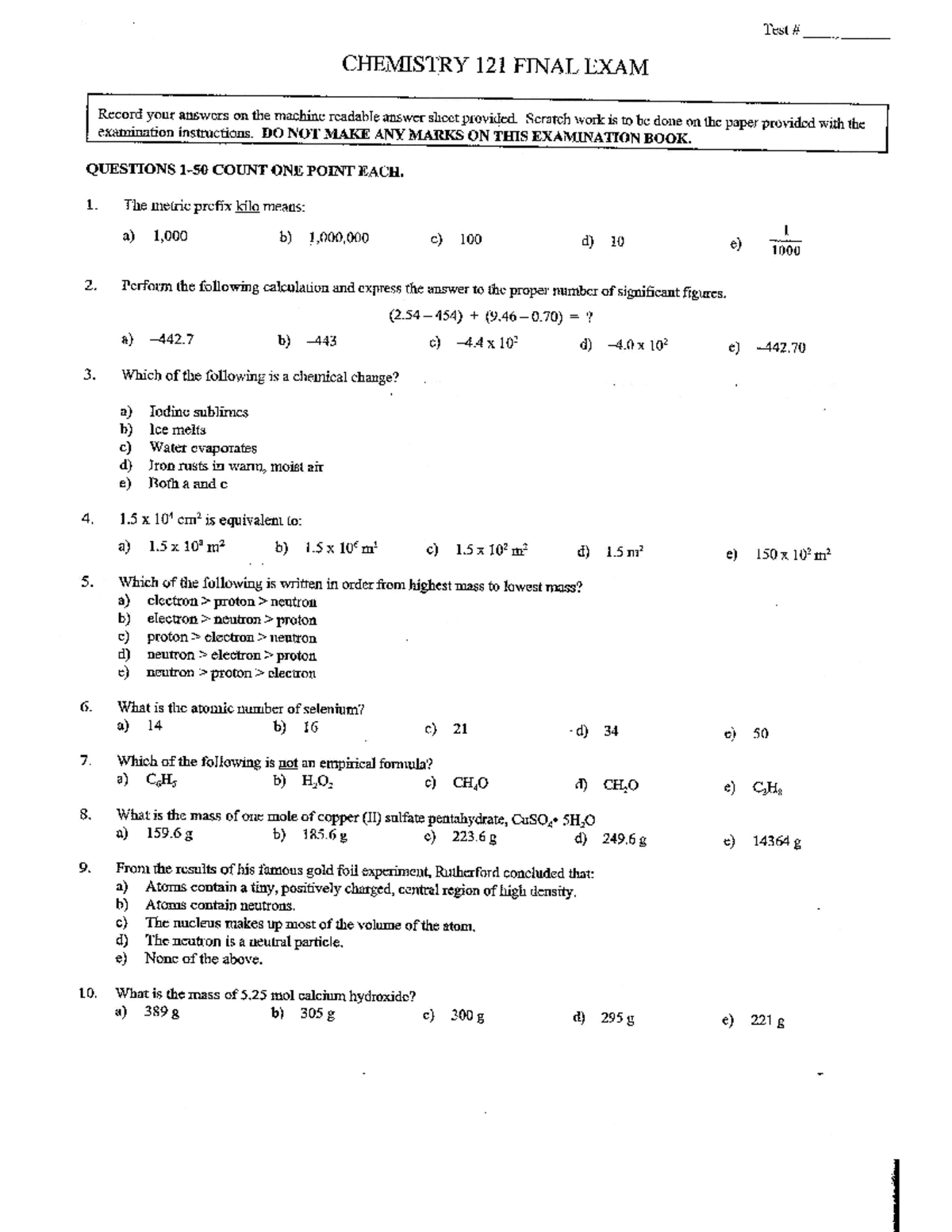 1211-8 - Chemistry Notes - CHEM 121 - UBC - Studocu