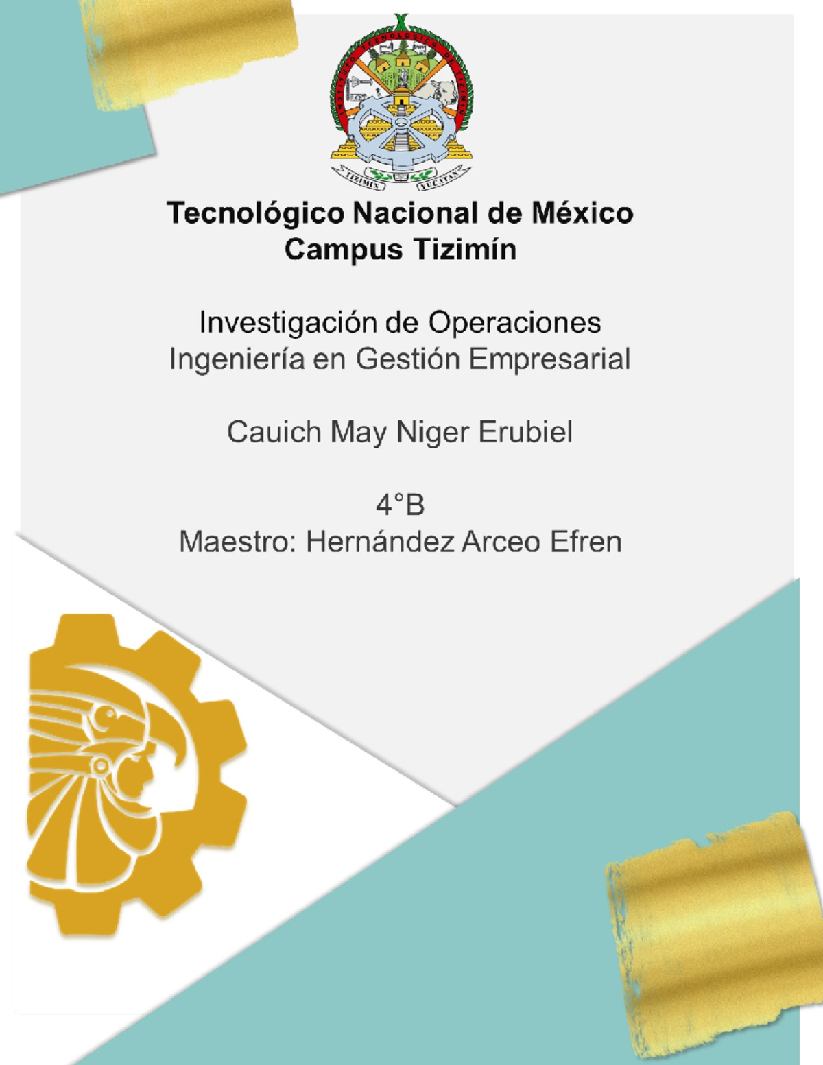 Ejemplos -Método simplex - Tecnológico Nacional de México Campus ...