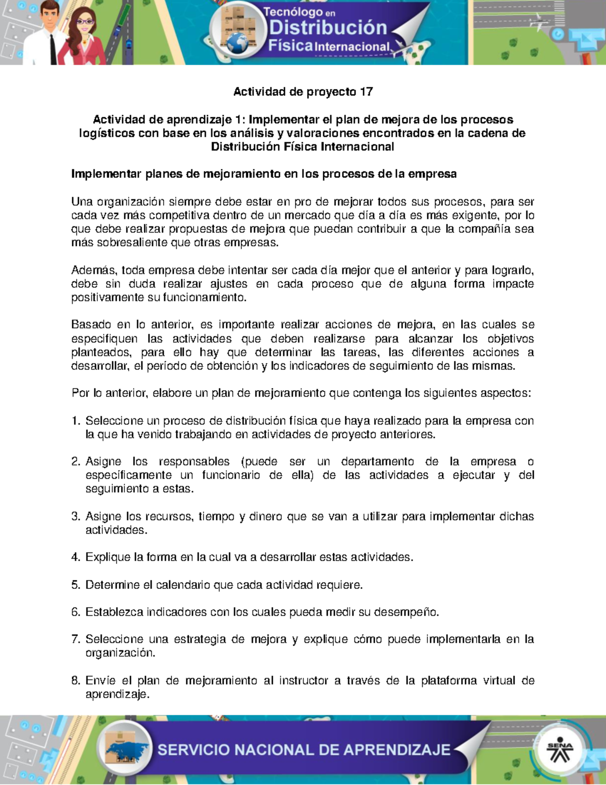 Evidencia 4 Implementar planes de mejoramiento en los procesos de la ...
