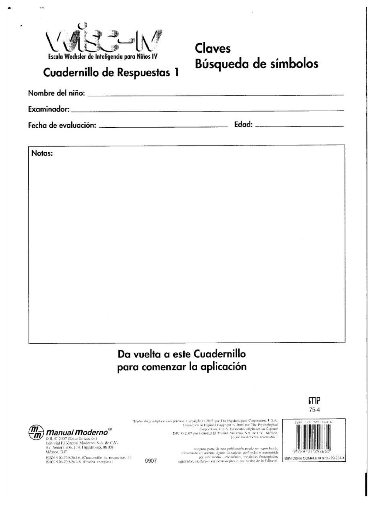 Pdf-wisc-iv-cuadernillo-de-respuestas-1-claves-y-busqueda-de-simbolos ...