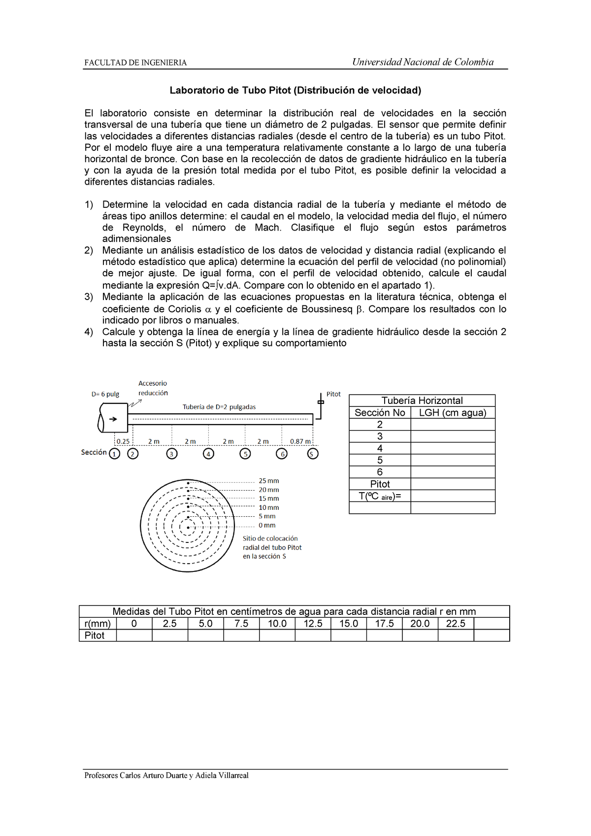 Laboratorio Mecánica De Fluidos (B) - FACULTAD DE INGENIERIA ...