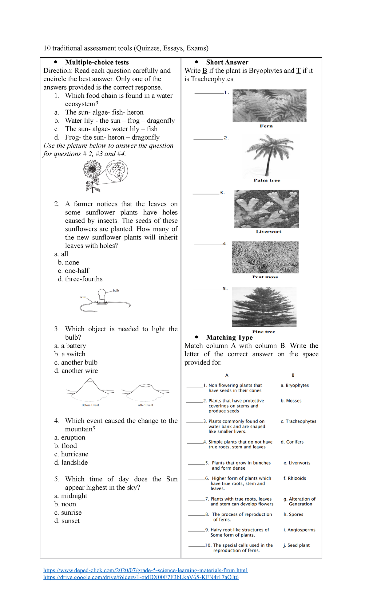 10-traditional-assessment-tools-only-one-of-the-answers-provided-is